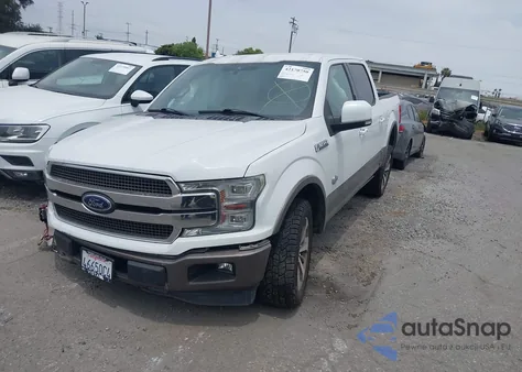 2019 Ford F-150 King Ranch z USA, uszkodzony, nr VIN 1FTEW1C49KFC11657